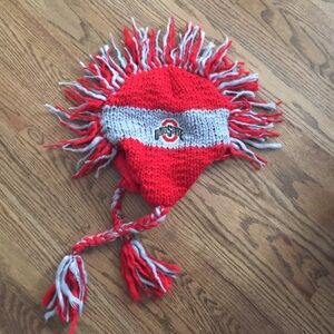 Ohio State Funky Knit Beanie NWOT